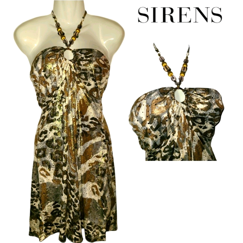 *Shiny Gold "Seduction" Dress